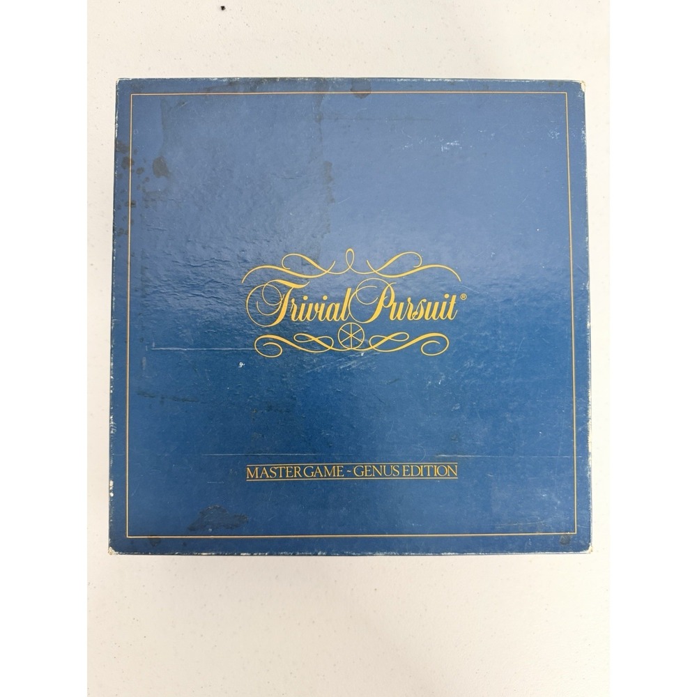 Vintage 1981 Trivial Pursuit Master Game Genus Edition Complete No 7 Horn Abbot